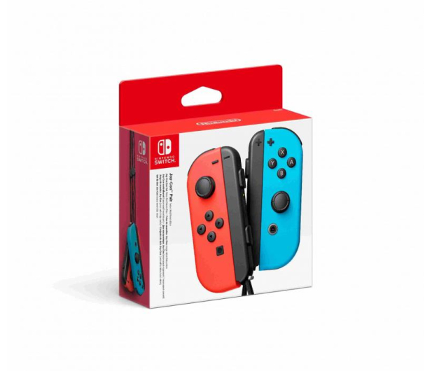 NINTENDO Joy-Con Pair Neon Red/Neon Blue - 468355 - zdjęcie 4